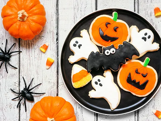 Spooky biscuits